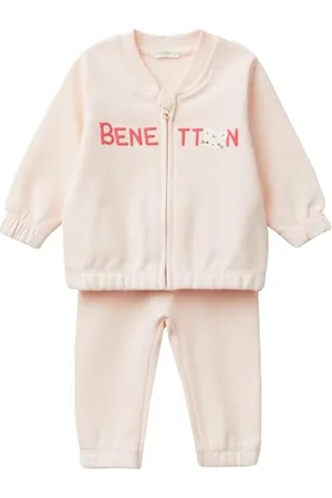 Benetton Unisex Baby comp(Jacke+Pant) 3j70ak00r Hosen, , 74 cm