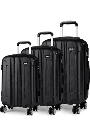 Kono Reisekoffer Zwillingsrollen Hartschalen Trolley M 40 litres, L 65 litres, XL 105 litres Kofferset
