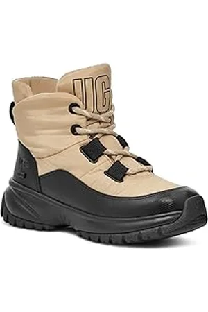 UGG Damen Stiefeletten - sportliche Stiefelette YOSE Puffer LACE 1143844 MDSD Beige, EU 40