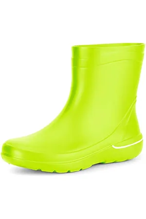 Ladeheid Gummistiefel Damen federleichte Eva Regenstiefel wasserdichte Regenschuhe LA-CA-07 (Limone, 36/37 EU)