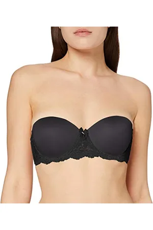 Pretty Polly Damen BH Imogen-Bra, schwarz, 70C (Herstellergröße: 32C)