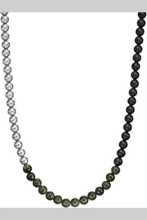 Armani Exchange Herren-Edelstahl-Halskette mit Karabinerverschluss