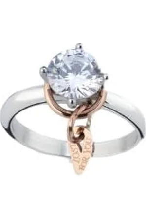 ANJEWELS Anel com Ring aus Kristall und Pendente Lost for You AL.RLFY01-9 Marke, Einheitsgröße, Nicht-Edelmetalle, Kein edelstein