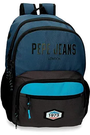 Pepe Jeans Skyler Rucksack mit Doppelreißverschluss, , 32 x 45 x 15 cm, Polyester, 21,39 l