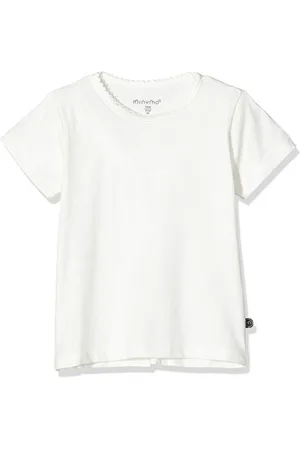 Minymo Baby-Mädchen 2er Pack T-Shirt, (Weiss 100), (Herstellergröße:86)