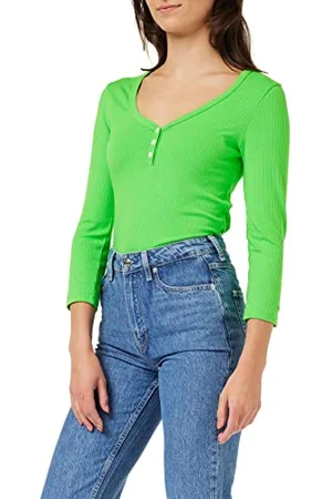 Tommy Hilfiger Damen Langarmshirt Slim 5X2 Rib Basic, , L