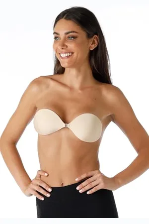 Lovable Reggiseno Invisibile e Adesivo, Senza Spaline, Coppe Adesive Con Tessuto Esterno, Autoreggenti, Riutilizzabili, Invisible Secret Donna