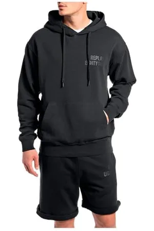 Replay M6265 Herren Hoody Schwarz, M