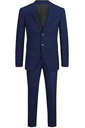 JACK & JONES Herren Jprfranco Suit Noos Business Anzug Hosen Set, Medieval Blue, 54 EU