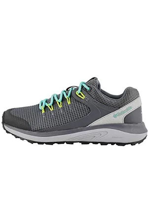 Columbia Trailstorm Waterproof wasserdichte Trekking Und Wanderschuhe für Damen, Grau (Graphite x Dolphin), 36 EU