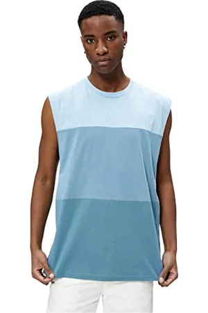 Koton Men Sleeveless Tanktop Multicolor Crew Neck Cotton
