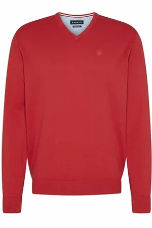Bugatti Herren Pullover V-Ausschnitt