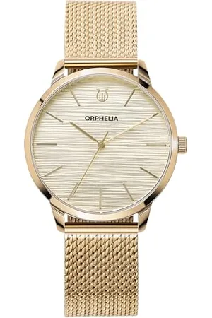 ORPHELIA Herren Analog Uhr Winston mit Mesh Edelstahl Armband