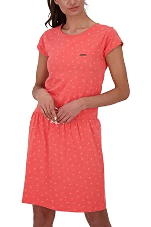 alife kickin ALIFE and Kickin ShannaAK Dress – Damen Jerseykleid Kurz – Bequem & Lässig für Alltag & Freizeit – Leichtes Sommerkleid für warme Tage S