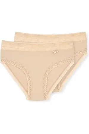 Dagi Damen Slips mit normaler Taille, 2er-Pack, , XXL | 2XL - Nackt