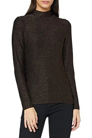 SPARKZ COPENHAGEN Damen Blenda Turtleneck T-Shirt, , Small