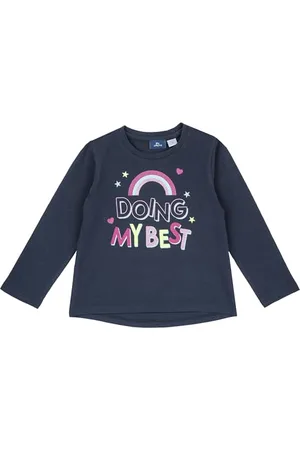 chicco Lange Mouwen T-Shirt Jongen/Meisje, Comfortabel en Modieus, van Zacht Katoen, Machinewasbaar, Kinderkleding Jongen/Meisje, Entworfen in Italien