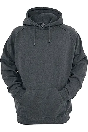 Urban classics Herren Blank Hoody Kapuzenpullover, grey, L