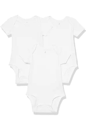 Amazon Unisex Baby Kurzärmliger Body aus Baumwoll-Stretchjersey (zuvor Amazon Aware), 3er-Pack, , Frühchen