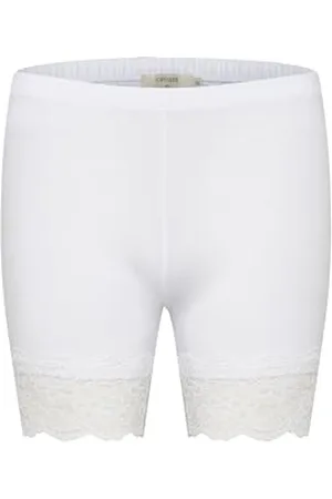 Cream Shorts Matilda Damen Shorts mit Spitze Kurz Leggings Unter Rock Hosen Unterhose L