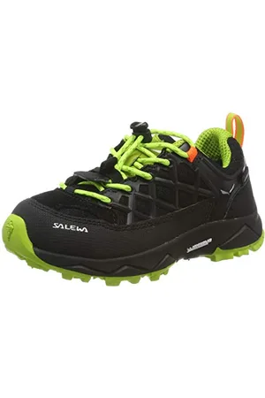 Salewa JR Wildfire Waterproof Trekking- & Wanderhalbschuhe, Black Out/Cactus, 36 EU