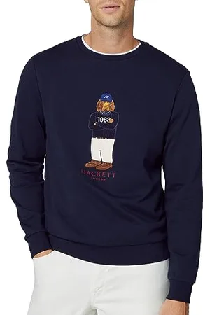 Hackett Herren Harry Logo Crew Sweatshirt, , S
