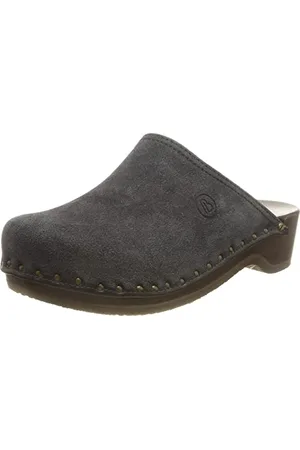 Berkemann Damen Velours-teffler Clogs, , 43 1/3 EU (9 UK)