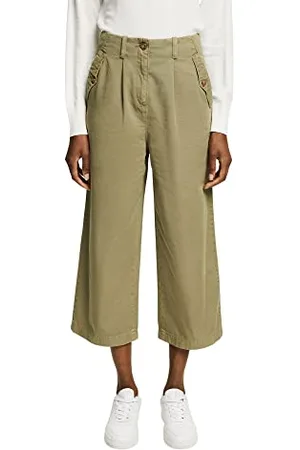 ESPRIT Damen 022ee1b302 Hose, Light Khaki, 42 EU