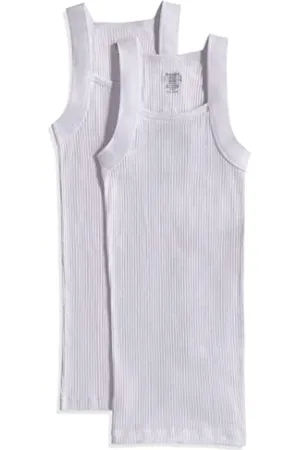 2Xist )IST Essential Herren Tanktop, Baumwolle, quadratisch geschnitten, 2er-Pack, reinweß, Mittel