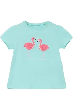 QS by s.Oliver Mädchen 2142939 T-Shirt, türkis, 62