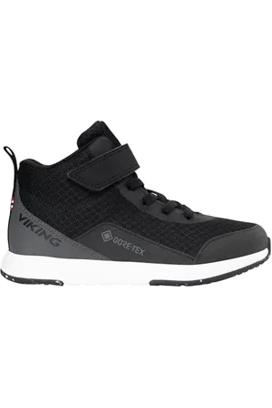 Viking Unisex Spurt Reflex Mid GTX 1V Walking Shoe, Black/Charcoal, 35 EU