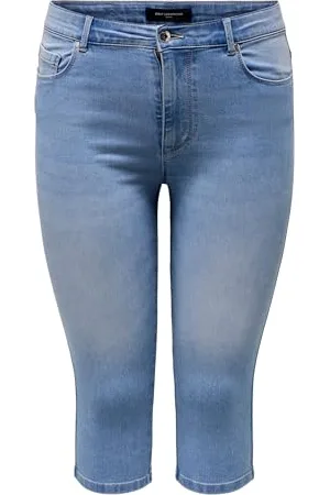 ONLY Damen CARAUGUSTA HW SK Knickers DNM BJ13333 Jeansshorts, , 36