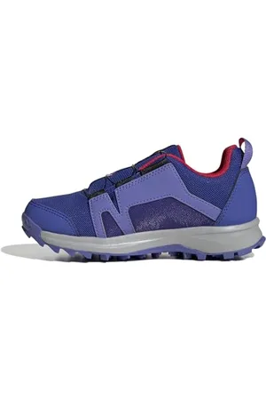 adidas Terrex Agravic BOA Trail Running Shoes Trailrunning-Schuhe, Semi Cobalt Blue/Cloud White/Semi Lucid Blue, 21 EU