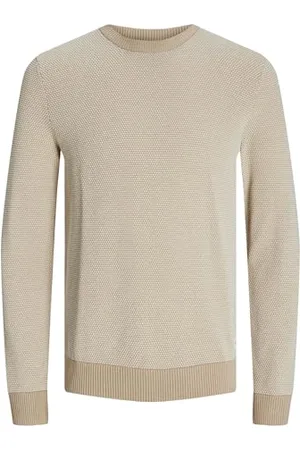 JACK & JONES Male Strickpullover Einfarbig Strickpullover