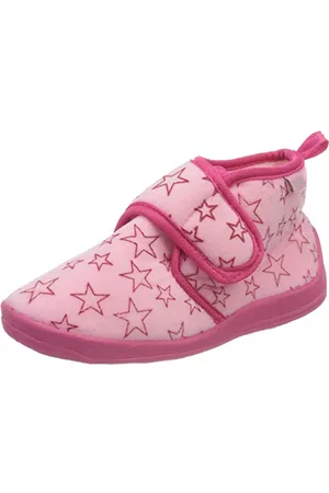 Playshoes Unisex-Kinder Pastell Hausschuh, Pink (rosa 14), 18/19 EU, 201766