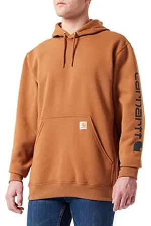Carhartt Herren Sleeve Logo Hooded Sweatshirt Kapuzenpullover, , XS
