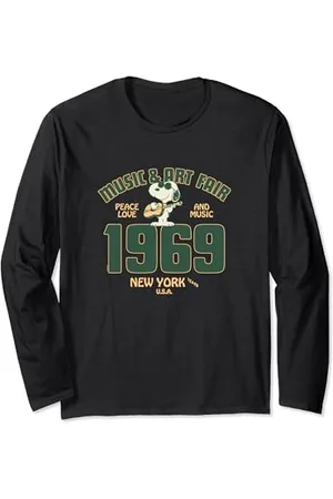 Peanuts Snoopy 1969 Music And Art Langarmshirt
