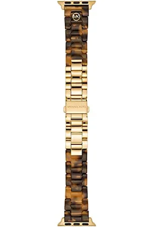 Michael Kors Armband kompatibel mit Apple Watch, 38/40/41 mm 20 mm Schildpatt, MKS8040