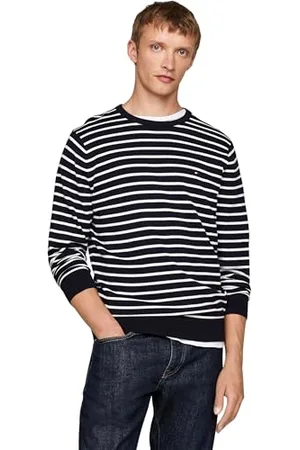 Tommy Hilfiger Essential Cotton Crew Neck Kurzarm Polo Herren, Blau (Desert Sky/Ivory), 3XL
