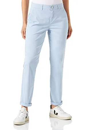 Comma, CI Damen 2116536 Freizeithose, Blau 5063, 38/REG