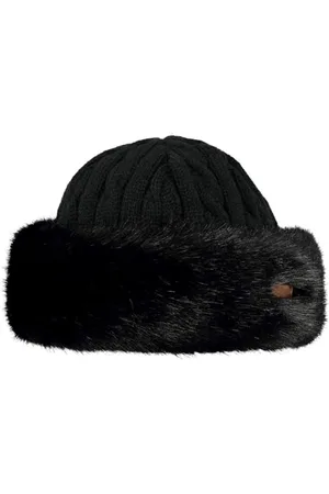 Barts Damen Fur Cable Baskenmütze, , One Size (Herstellergröße: Unica)