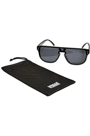 Urban classics Unisex Sonnenbrille Sunglasses Casablanca mit Aufbewahrungshülle, durchgängigem Glas, UV 400 Schutz, erhältlich in black, one size