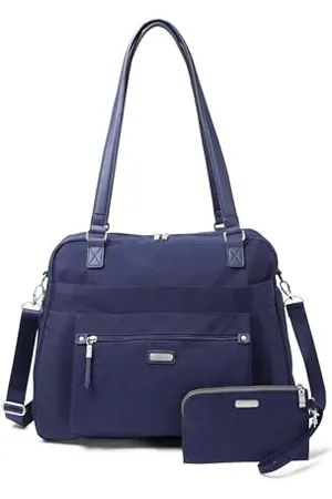 Baggallini Erweiterbare Laptop-Tragetasche für Übernachtung, leichte Reisetasche für Damen, , Einheitsgröße