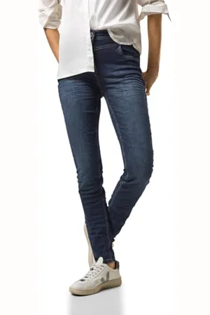 CECIL Damen Style Vicky 1-knopf 59 Jeans Slim Fit, , 31W / 32L EU