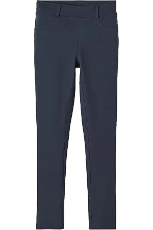 NAME IT Mädchen Nkfjavi Solid Swe Unb Noos Leggings, , 110 EU