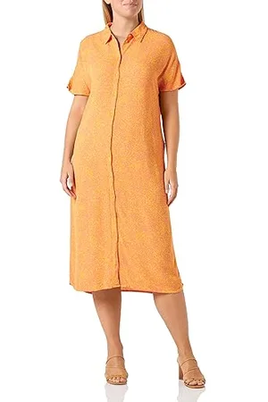 VERO MODA Damen VMMENNY SS Calf Shirt Dress WVN GA Kleid, , M