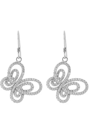 ORPHELIA Damen-Ohrhänger 925 Sterling Silber rhodiniert Zirkonia ZO-5264