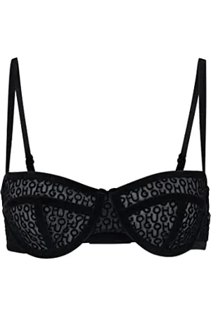 HUGO BOSS Damen Flock Underwire Bra, , 80 / B EU