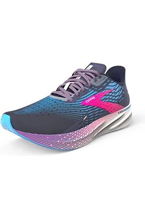 Brooks Damen Hyperion Max Sneaker, Peacoat/Marina Blue/Pink Glo, 38.5 EU