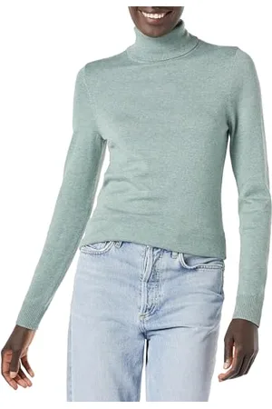 Amazon Damen Leichter, Langärmeliger Rollkragenpullover, Klassischer Schnitt (Erhältlich In Übergröße), , XXL